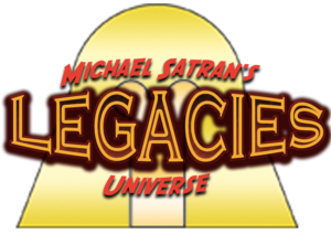 Logo for Michael Satran's Legacies Universe product line.