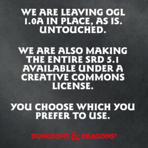 the OGL Surrender Message